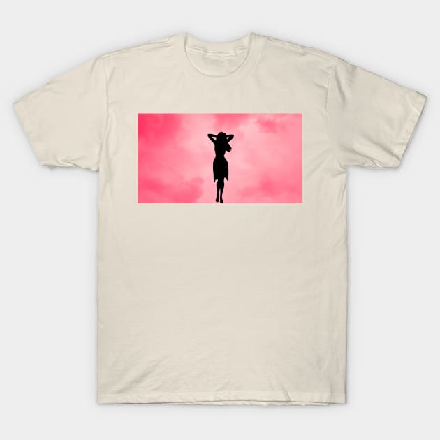 female in pinky cloods T-shirt, summer woman t-shirt, woman gift, top woman, feminism t-shirt, Women's clothing, top woman, Girl Power t-shirt T-Shirt by Linna-Rose